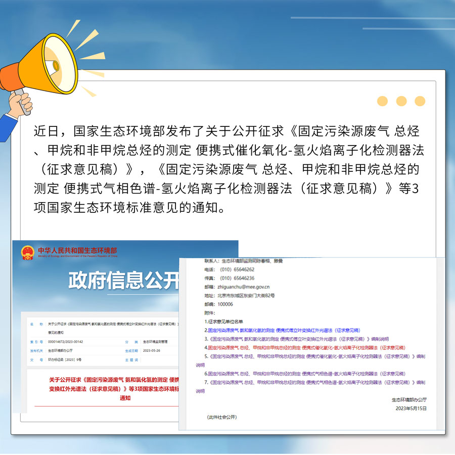 PF-300便攜式總烴、甲烷和非甲烷總烴測定儀參與國標